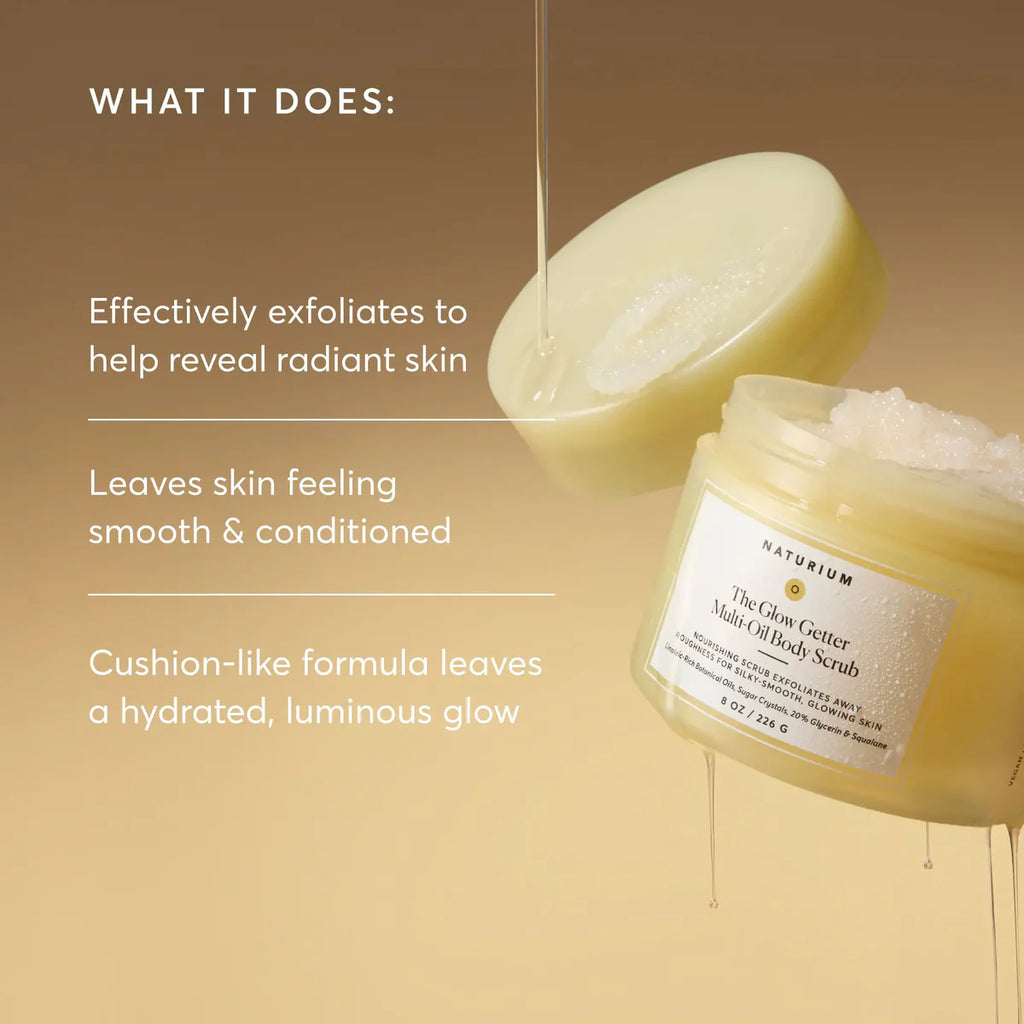 Naturium • The Glow Getter Multi-Oil Body Scrub