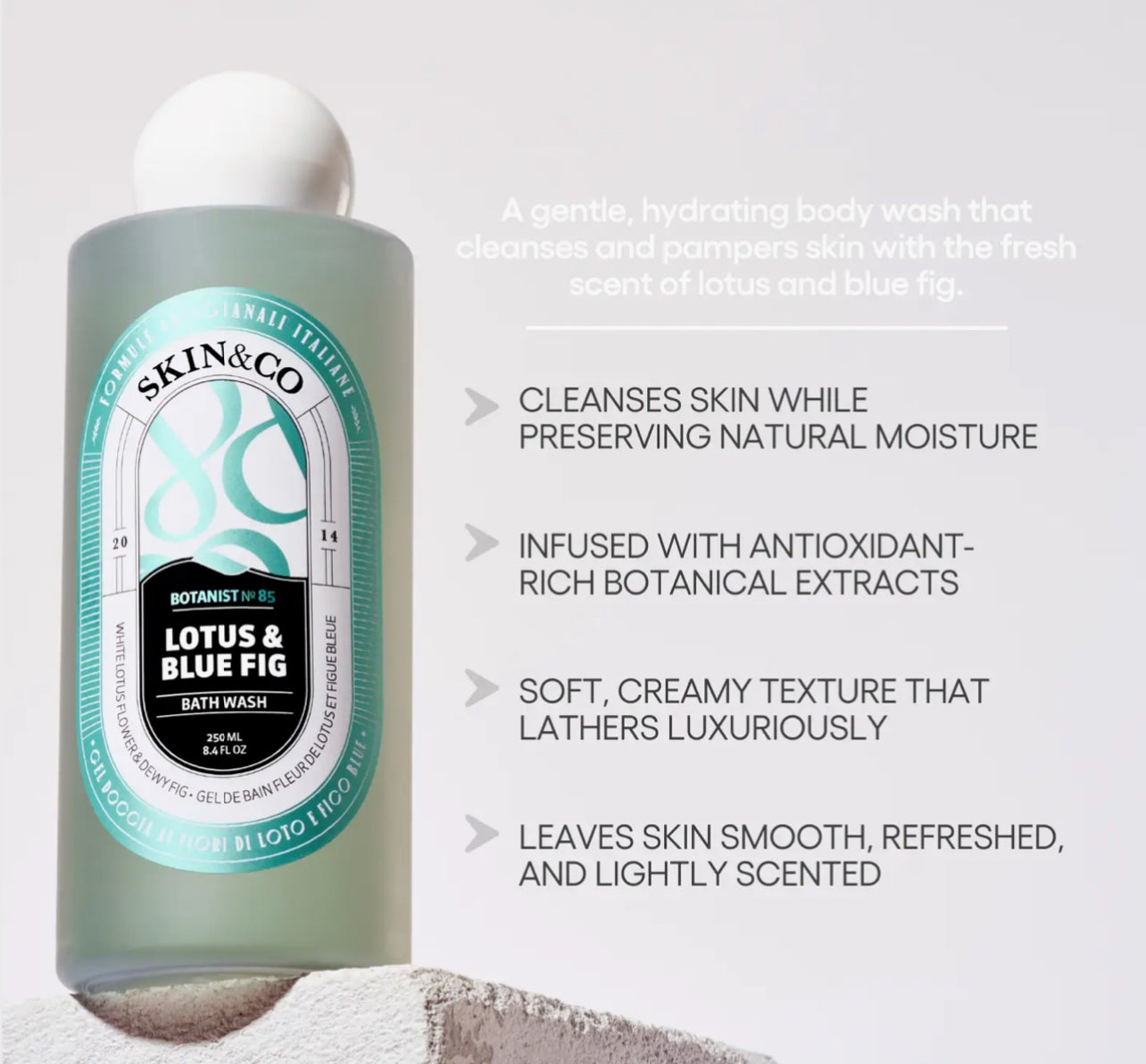 SKIN&CO Fig & Blue Lotus Body Wash • 250ml