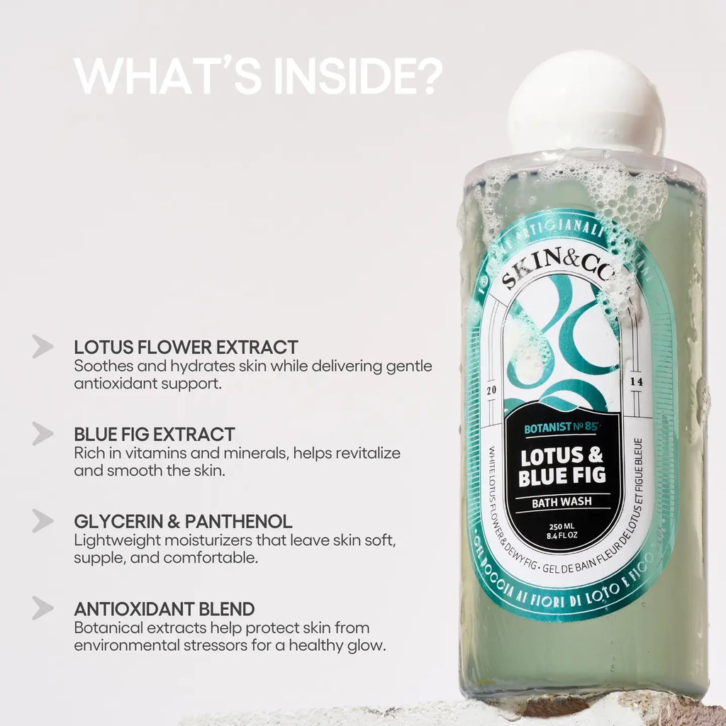 SKIN&CO Fig & Blue Lotus Body Wash • 250ml