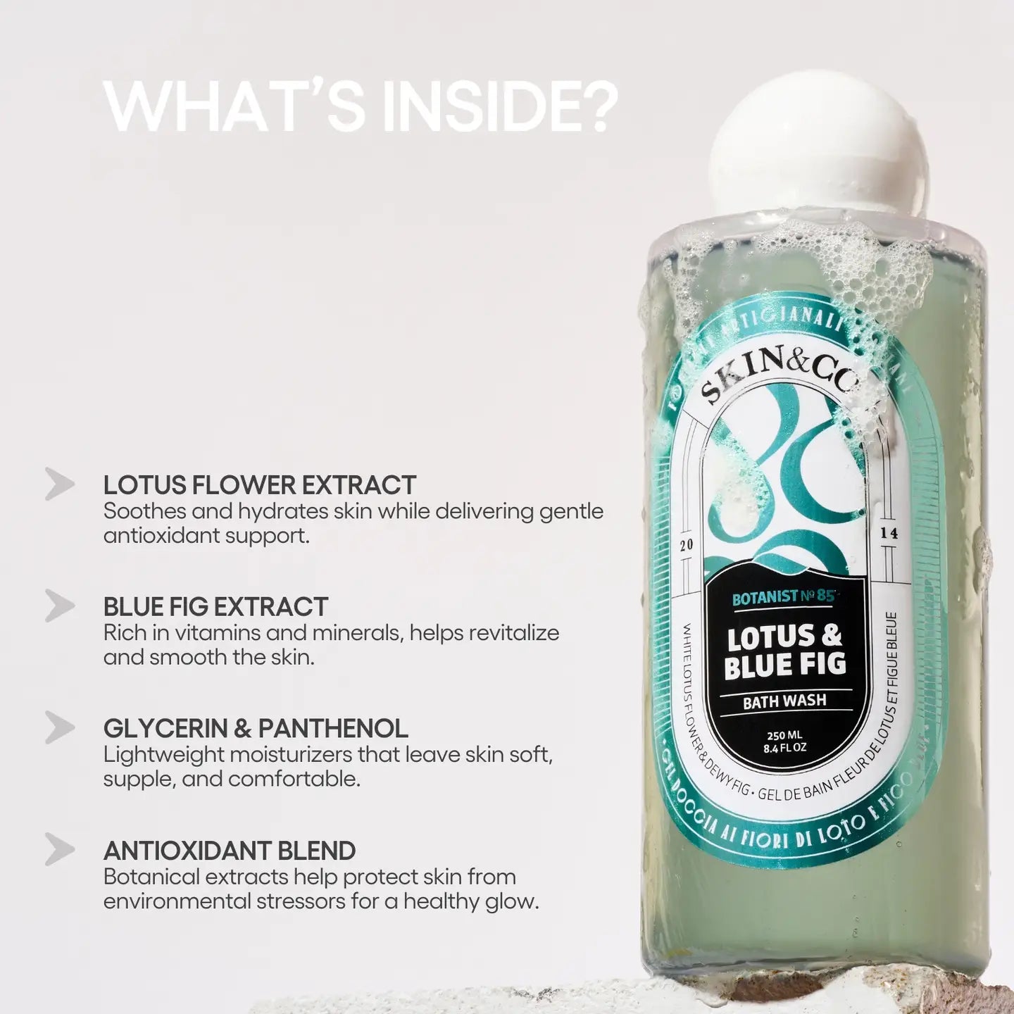 SKIN&CO Fig & Blue Lotus Body Wash • 250ml