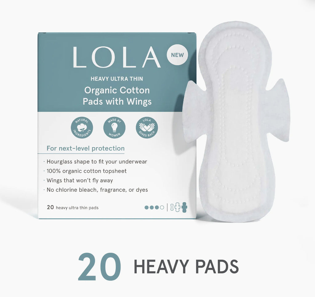 LOLA • Ultra Thin Pads with Wings – Heavy