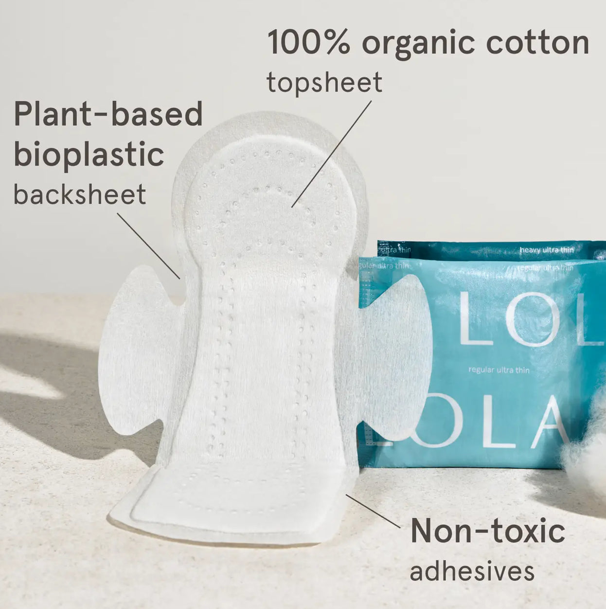 LOLA • Ultra Thin Pads with Wings – Heavy